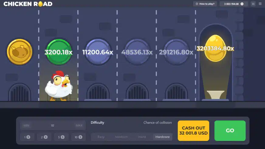 Chicken Cross oyununun demo versiyonu.